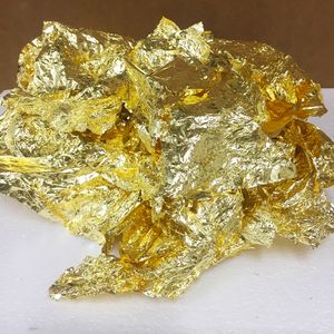 Высокое качество 1 кг цветной 2,5 большой фрагмент золотой лист медная фольга хлопья для украшения художественных ремесел материал - Product Image 3