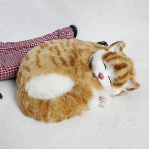 Vendita calda Della Novità del <span class=keywords><strong>Regalo</strong></span> Della Peluche Pigro Respirazione Gatto Addormentato - Product Image 2