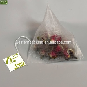 <strong>Empty</strong> Nylon <strong>Pyramid</strong> <strong>Tea</strong> <strong>Bags</strong> - Product Image 3