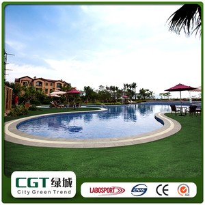 Surtidor de oro <span class=keywords><strong>del</strong></span> medio ambiente decorativo jardín de la familia <span class=keywords><strong>campo</strong></span> hierba, hierba artificial césped para gradens - Product Image 2