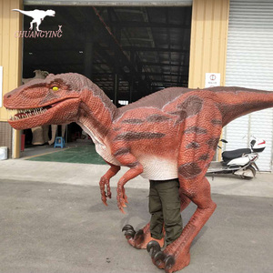 Dinosaur <span class=keywords><strong>World</strong></span> Costume de dinosaure Velocirapter Bleu pour la fête - Product Image 5