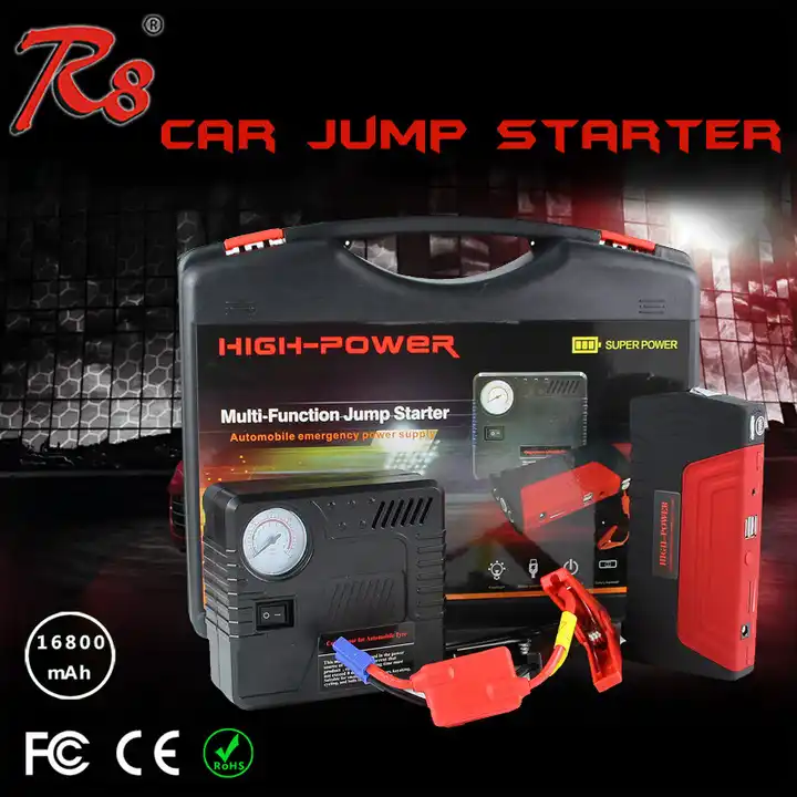 12V Car Jump Starter Engine Booster Portable Power Bank Battery 600A  69800mah US