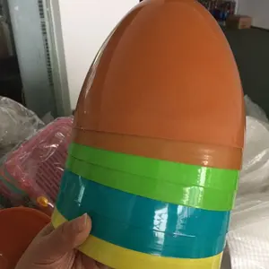 Huevos de Pascua gigantes de plástico, 10 pulgadas, promoción, venta al por mayor, HED-0023