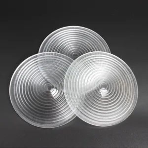 Big pressed borosilicate glass fresnel lens for outdoor lighting explosion proof