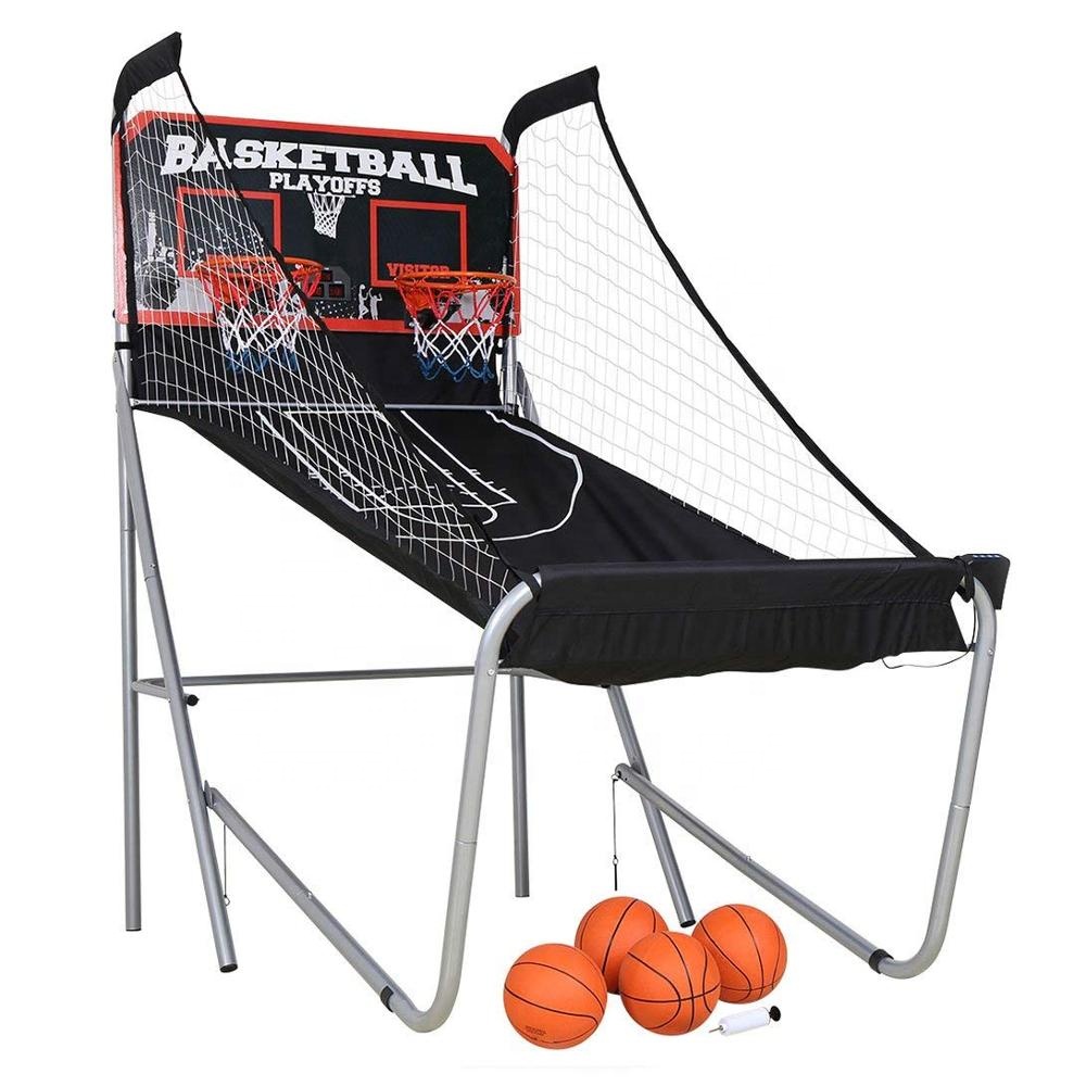 Durable Indoor Foldable Arcade Basketball Shooting Machine Practice Usage to Strengthen