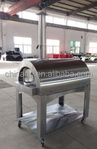 Italy Style High Quality Household Manual Rotating Pizza Wood Fired Oven for Cooking Garden Party With <strong>Firebricks</strong> - Product Image 2