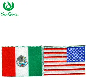 Патч с вышивкой флагом Мексики