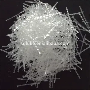 플라스틱 PP 양각 매크로 섬유 콘크리트 강화