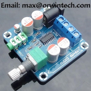 PAM8406-placa amplificadora digital, <span class=keywords><strong>DC</strong></span> <span class=keywords><strong>5V</strong></span>, alimentada por <span class=keywords><strong>USB</strong></span>, 6W + 6W, ordenador de escritorio, Clase D - Product Image 2