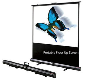 100 אינץ נייד מסך רצפה מתקפל עומד למשוך עד הקרנת מסך עבור hd קולנוע ביתי - Product Image 4