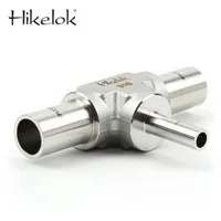 Hikelokロングアームバット溶接継手316 L 1/4 "から1" 6mmから18mm超高純度低減ユニオンエルボーTシャツクロス