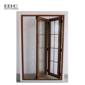 <span class=keywords><strong>Porte</strong></span> <span class=keywords><strong>pliante</strong></span> en bois massif insonorisée à <span class=keywords><strong>double</strong></span> vitrage de haute qualité pour villas - Product Image 3