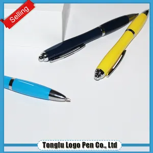 Personnalisé forme unique en plastique stylo logo ensemble de papeterie