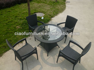 2017 Nouveau Style table en plein air <span class=keywords><strong>ensemble</strong></span> synthétique rotin <span class=keywords><strong>salle</strong></span> à <span class=keywords><strong>manger</strong></span> <span class=keywords><strong>ensemble</strong></span> - Product Image 6