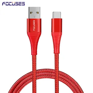 USB 2,0 для 2A 3A Тип C линии передачи данных, для HUAWEI Тип C зарядное устройство сотового телефона кабель