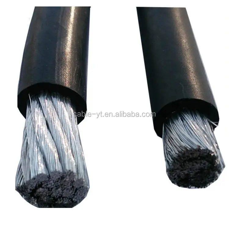 16mm2 25mm2 35mm2 50mm2 70mm2 95mm2 120mm2 aluminum conductor rubber sheath flexible welding cable