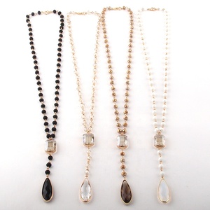 <span class=keywords><strong>Collana</strong></span> con catena <span class=keywords><strong>a</strong></span> catena con maglia di cristallo <span class=keywords><strong>oro</strong></span> e cristallo <span class=keywords><strong>collana</strong></span> girocollo pendente <span class=keywords><strong>a</strong></span> goccia - Product Image 1