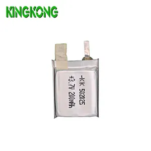 KingKong 3.7V 200mah pl502025 ली-बहुलक रिचार्जेबल बैटरी