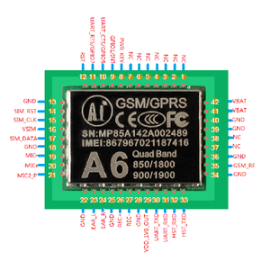 Gprs mô-đun <span class=keywords><strong>GSM</strong></span> mô-đun <span class=keywords><strong>A6</strong></span> \ SMS \ Speech \ Board \ dữ liệu không dây transmissionv rainbowsemi - Product Image 2