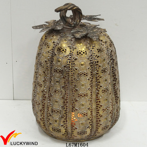 Corona artesanal Vintage <span class=keywords><strong>colgar</strong></span> oro rosa titular de la vela - Product Image 5