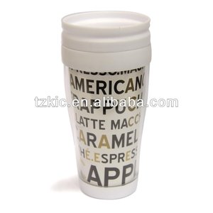 double paroi tasse de atigrada <span class=keywords><strong>transport</strong></span> isotherme blanche - Product Image 1