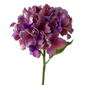 22" high artificial flower hydrangea combined colors flower heads available