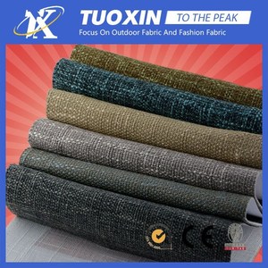 Tissus de rideaux en faux lin durables, tissu résistant au feu pour canapé, fabrication turque - Product Image 4