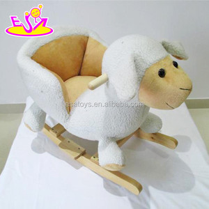 Nuovi prodotti del bambino cavallo divertente suono d'epoca in legno cavallo a dondolo W16D093 - Product Image 6