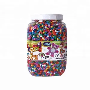 Promotionele Speelgoed Voor Kinderen Hoge Kwaliteit Custom 5Mm Niet Giftig Diy Plastic Zekering Perler Kralen