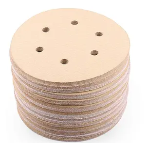 O disco abrasivo de gancho e laço 25 peças, folhas de lixa-sortido p40, 60, 80, 100 grão de papel de areia para madeira metal gancho