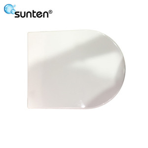 Cerámica sanitaria inodoro <span class=keywords><strong>WC</strong></span> más barato tapa del inodoro con forma <span class=keywords><strong>de</strong></span> d - Product Image 4