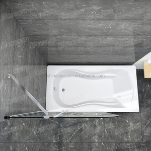 Frameless Cerniere <span class=keywords><strong>Doccia</strong></span> Sopra La Vasca Da Bagno del Portello Per Vasche Da Bagno - Product Image 2