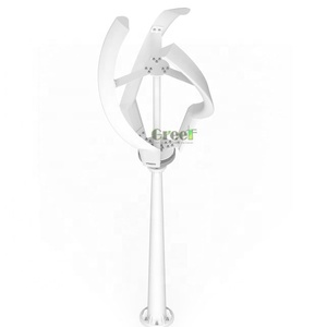 Thời Gian Sống 20 Năm 200W Tốc Độ Quay Thấp Tua Bin Gió Trục Dọc Cho Gia Đình - Product Image 3