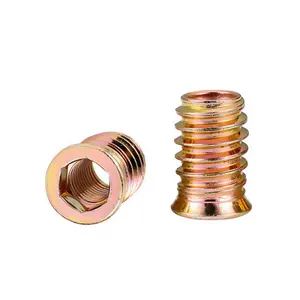 Vis à bois à douille hexagonale avec attache intérieure et extérieure, pièces, tête à fraise, meuble - Product Image 1