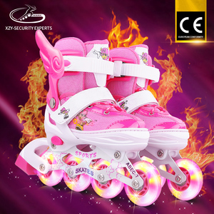 Algodón flashing roller skate zapatos tamaño precio barato 4 rueda de flash <span class=keywords><strong>patines</strong></span> - Product Image 3