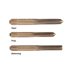DIN352 HandTap HSS acier allié flûte droite coupe en douceur robinet à <span class=keywords><strong>main</strong></span> pour vis acier aluminium filetage taraudage - Product Image 2