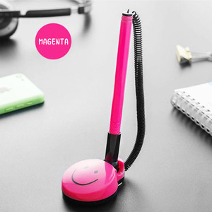 Portalápices de Escritorio de Plástico Colorido GS-222 con Cadena de Resorte, Cinta Adhesiva de Doble Cara y Opción de Logotipo Personalizado - Pedido al por Mayor - Product Image 4