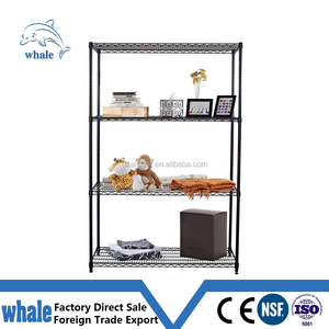 NSF אבקה מצופה 4 Tier מסחרי מדף פלדת חוט מדפי מדף - Product Image 6