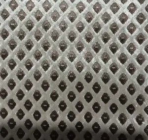 Fluwelen polyester jacquard diamant patroon meubels stof Europa