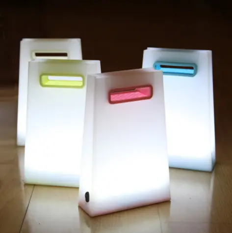 UCHOME Novelty Portable Bag LED Lamp USB charging Hand Bag Message Board