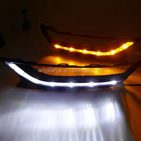 Para 2011-2013 Ano Para Passat B7 LED Daytime Running Light com Acender as luzes V2