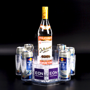 Plateau à vodka en plastique |   Boîte de boisson énergisante |   Bateau <span class=keywords><strong>Red</strong></span> <span class=keywords><strong>Bull</strong></span> - Product Image 1