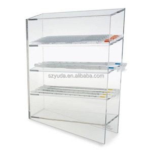 Compartimentos de tubo de teste acrílico, bandeja transparente vários compartimentos de acrílico phlebotomy tubo dreno station - Product Image 5