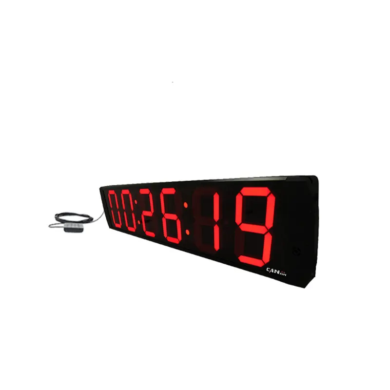 Ganxin 6 pouces 6 chiffres, 2 ensembles d'alarme, gps master clock system ip
