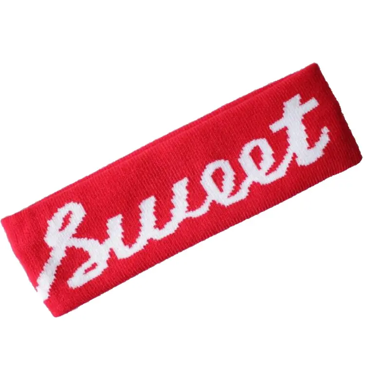Fashion Workout Fitness Sweatband Cotton Headband Knitted Yoga Sports Headband Custom Logo Headband