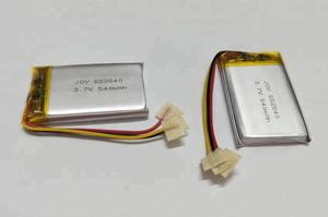 552540 <span class=keywords><strong>3</strong></span>.7V 540Mah Lithium-polymeer Batterij Met Pcb En 10K Ntc - Product Image 4