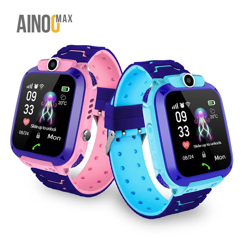 AinooMax L334 reloj watches cheap children tracker smart phone smartwatch q12 gps kids watch for kids children baby without gps
