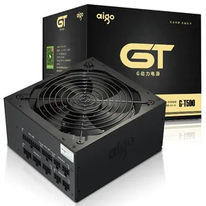 Aigo GT-500 bronze medalha módulo completo avaliado 500w desktop pc fonte de alimentação