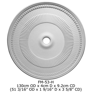 Ornements de <span class=keywords><strong>plafond</strong></span> tendance, haute densité, décoratifs, en polyuréthane PU, design rond <span class=keywords><strong>pour</strong></span> <span class=keywords><strong>plafond</strong></span> suspendu - Product Image 4