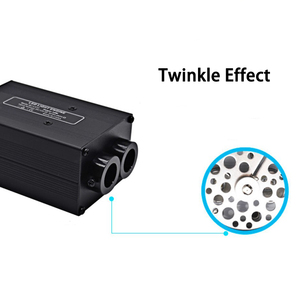 12W DC12V Xe Sử Dụng RGBW Twinkle Đôi Sợi Kết Nối Kích Thước Nhỏ Sợi Quang Sao Ánh Sáng Trần Động Cơ - Product Image 3